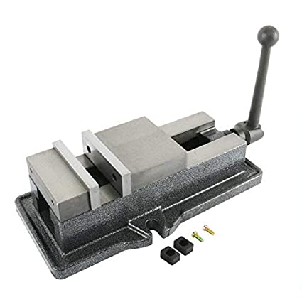 YaeTek 100mm Bench Clamp Lock Down Vise High Precision Clamping Vise 4 Inch Jaw Width Hardened Metal Milling Drilling Machine