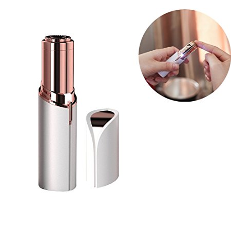 Beautyonline Painless Hair Remover Women's Painless Facial and Body Hair Remover for Facial Hair Remover 18-Karat Gold Plated Safe on All Skin Types and Tones