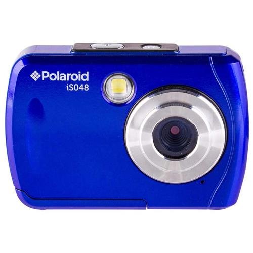 Polaroid IS048 Waterproof Instant Sharing 16 MP Digital Portable Handheld Action Camera, Blue