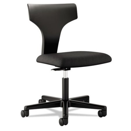 basyx by HON HVL251 Task Chair for Office or Computer Desk Black Fabric