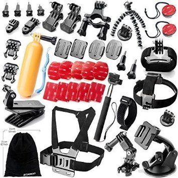 Zookki Outdoor Sports Accessories Kit for GoPro HERO 43321 SJ4000 SJ5000 SJ6000