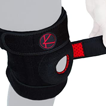 Adjustable Knee Brace Support - Best Plus Size Knee Brace for ACL, MCL, LCL, Sports, Meniscus Tear. Open Patella Knee Brace for Arthritis Pain and Support for Women, Men, Kids