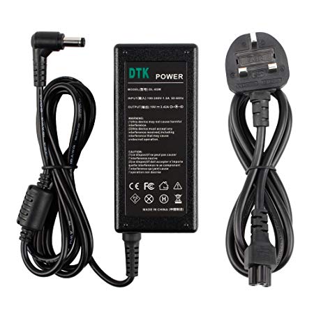 DTK AC Adapter Laptop Computer Charger for ASUS ADP-90YDB 501A F550l S410U N17908 V85 N53S N56VZ X550C PA5177U Toshiba Lenovo Medion Output: 19V 3.42A 65W Power Cord Connector Size: 5.5 X 2.5mm