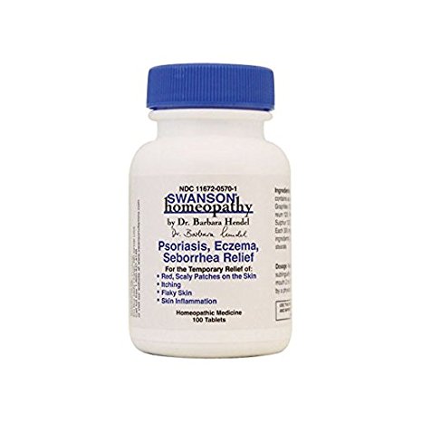 Swanson Psoriasis, Eczema, Seborrhea Relief 100 Tabs