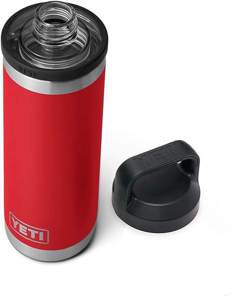 YETI Rambler 18 oz Bottle, Vacuum Insulated, Stainless Steel with Chug Cap