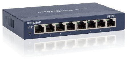 NETGEAR ProSAFE FS108NA 8-Port Fast Ethernet Switch (FS108NA)