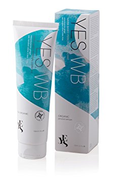 YES WB organic water based natural personal lubricant, 150ml