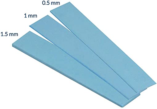 ARCTIC Thermal Pad 120 x 20 x 1.0 mm - Thermal Compound for All Coolers, Efficient Thermal Conductivity Gap Filler, Non-Stick, Safe Handling, Easy to Apply - Blue