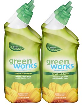 Green Works Toilet Bowl Cleaner, 96 Ounces total (Pack of 4) (Packaging May Vary)