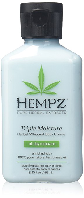 Hempz Triple Moisture Herbal Whipped Body Creme, 2.25 Ounce