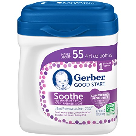 Gerber Good Start Infant Formula Stage 1 Soothe Non-GMO Powder Infant Formula, 30.6 Ounce