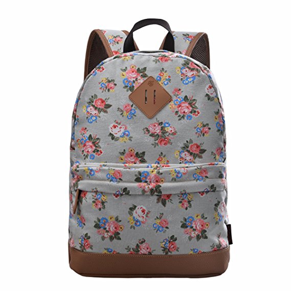 Douguyan Casual Lightweight Print Backpack for Girls and Women School Rucksack