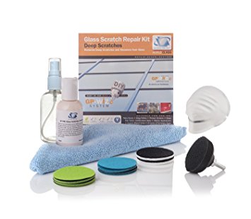 Glass Scratch Repair DIY Kit, GP-WIZ System - Removes Scratches, Scuffs, Sand Paper Damage, Water Damage - 2'' 50mm Components