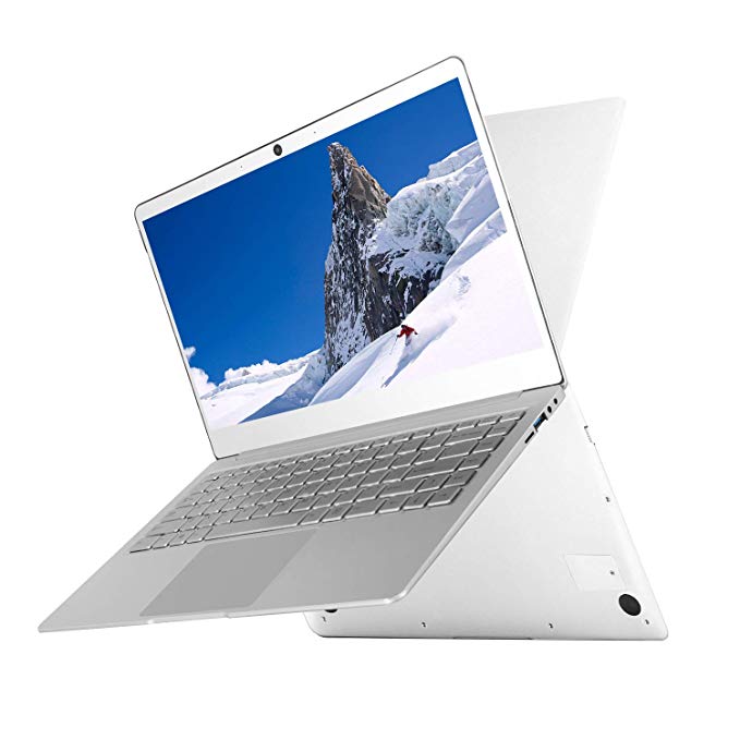 Jumper EZbook X4 Windows 10 Laptop14 FHD Bezel-Less IPS Screen 100% Metal Shell Slim ultrabook Intel Celeron J3455 6GB RAM 128GB ROM Notebook 2.4G/5G WiFi with Backlit Keyboard