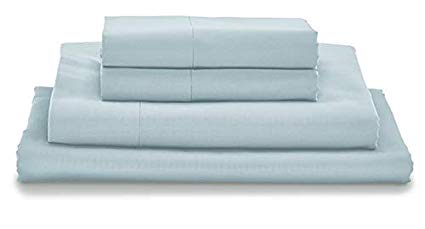 New My Pillow Bed Sheet Set (Blue, Queen) 100% Certified Giza Cotton