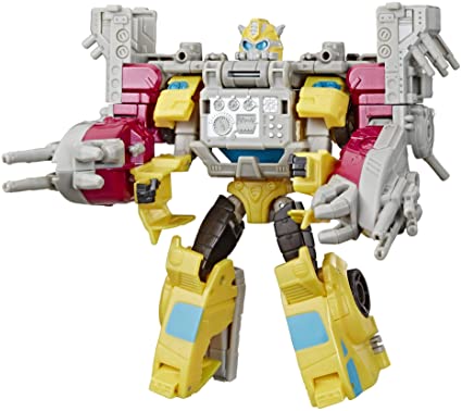 Transformers Toys Cyberverse Spark Armor Bumblebee Action Figure - Combines with Ocean Storm Spark Armor Vehicle to Power Up - for Kids Ages 6 and Up, 5.75-inch