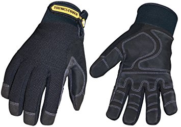 Youngstown Glove 03-3450-80-S Waterproof Winter Plus Gloves, Small, Black