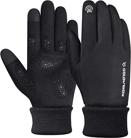 arteesol Winter Running Gloves - Touch Screen Waterproof Cycling Gloves Sports Gloves Warm Gloves for Running Driving Motorcycle Cycling Outdoor Sports