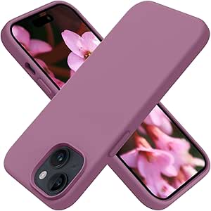 OTOFLY Compatible with iPhone 15 Plus Case, Silicone Shockproof Slim Thin Phone Case for iPhone 15 Plus (6.7 inch), (Lilac Purple)