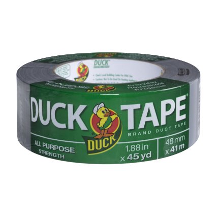 Duck Brand 394468 All-Purpose Duct Tape 188 Inches by 45 Yards Silver Single Roll