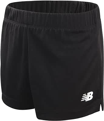 New Balance Girls' Active Shorts - Athletic Performance Mesh Running Shorts - Dolphin Gym Shorts for Girls (8-16)