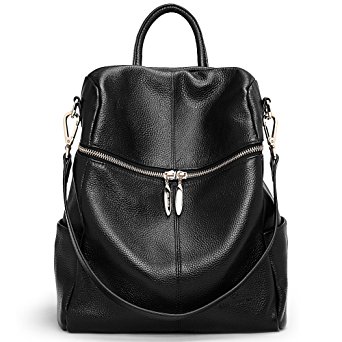 Leather Backpack Purse for Women Girls Fashion School Daypack Satchel Shoulder Bags