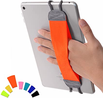 TFY Security Hand Strap Holder for Tablets, iPad, & e-Readers - Apple iPad, iPad 4 (iPad 2 & 3), iPad Air (iPad Air 2), iPad Mini - iPad Pro 9.7" - Samsung Galaxy Tab - Google Nexus and More