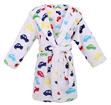 ARCTIC Paw Kids Robes Boys Girls Children Animal Theme Bathrobes Pool Cover up