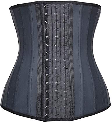 YIANNA Women Latex Waist Trainer for Weight Loss Sport Shaper Cincher Corset