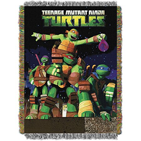 Teenage Mutant Ninja Turtles, Guardian Ninjas Woven Tapestry Throw, 48" x 60"