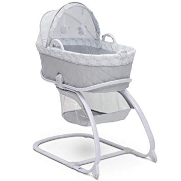 Delta Children Deluxe Moses Bassinet, Windmill