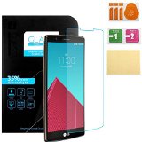 EnGive Premium Tempered Glass Screen Protector LG G4 Glass Screen Protector with Cleaning Cloth LG G4