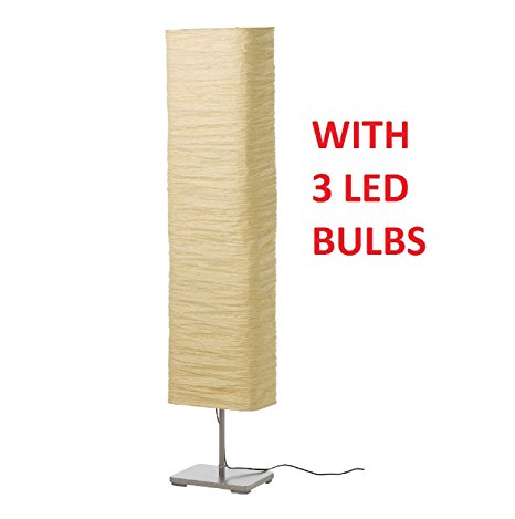 Ikea Magnarp Floor Lamp with LED Light Bulbs