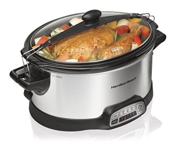 Hamilton Beach 33466 Programmable Slow Cooker, 6-Quart