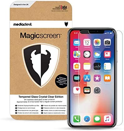 MediaDevil Screen Protector for iPhone 11 and iPhone XR - Tempered Glass with Easy-Installation Positioning Frame (2-Pack)