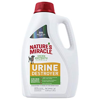 Nature's Miracle Dog Urine Destroyer, Urine Enzymatic Formula, For Carpets, Hard Floors, Furniture and more