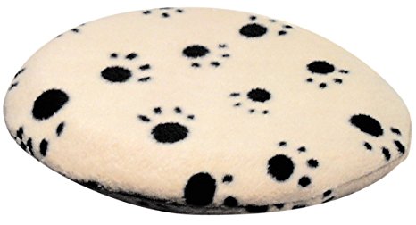 Pet Supply Imports-SnuggleSafe Heatpad Cover, Tan with Black Paw Print