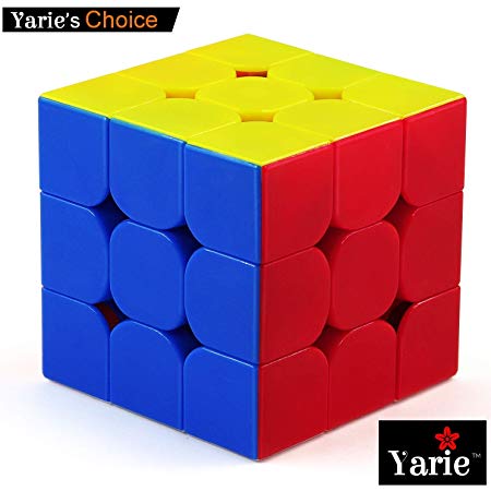 Yarie™ | Premium Quality High Speed Rubiks Cube 3X3X3 - Multi Colour , Stickerless Rubix 3D Cube Puzzle Game for Beginners and Professionals.