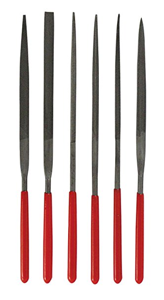 SE 734NF 6-Piece Needle File Set (140mm x 3mm dia.)