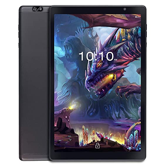 iBall iTAB MovieZ Tablet (10.1 inch, 32GB, Wi-Fi   4G LTE   Voice Calling | Expandable Memory Up to 256GB), Coal Black