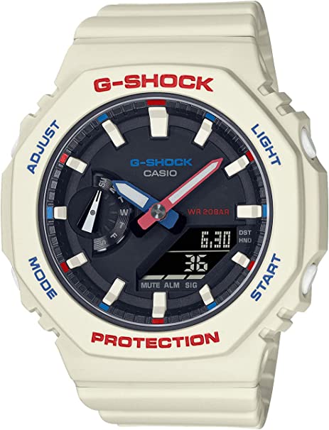 CASIO G-Shock GMA-S2100WT-7A1JF [GMA-S2100 White Tricolor Dial] Nov 2021 Watch Shipped from Japan