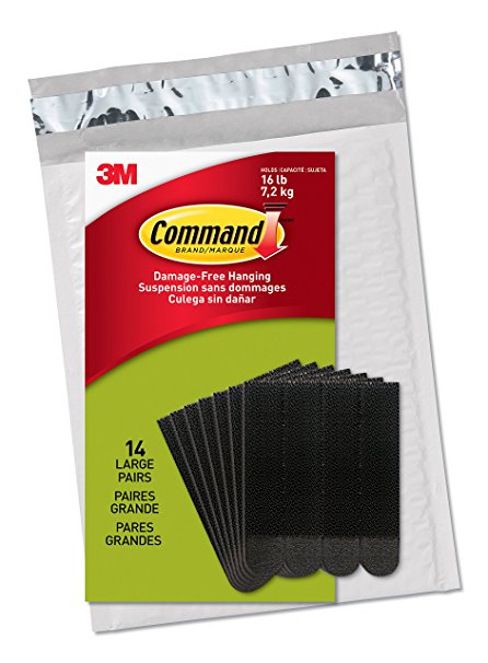 Command Picture & Frame Hanging Strips Value Pack, Large, White, 14-Pairs