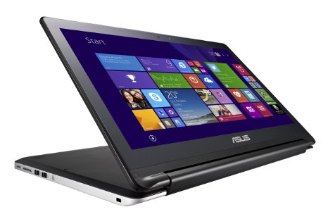 ASUS Flip 2-in-1 156 Inch Laptop Intel Core i5 8 GB 1TB HDD BlackSilver - Free Upgrade to Windows 10