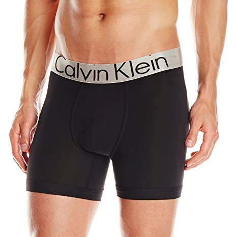 Calvin Klein Men's Underwear Steel Micro Boxer Briefs