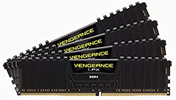 CORSAIR Vengeance LPX 32GB (4x8GB) DDR4 3600 (PC4-28800) C16 1.35V Desktop Memory - Black