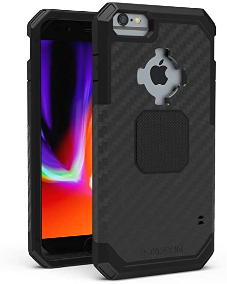 Rokform 305001P Rugged Military Grade Magnetic Protective Case with Twist Lock for iPhone 8/7/6/6s PLUS - Black