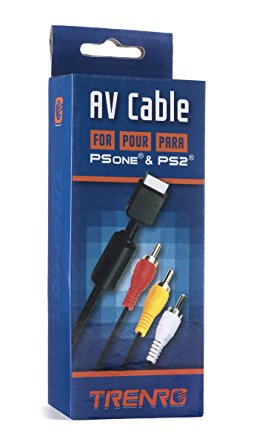Playstation/PS2/PSX AV to RCA Cable (Bulk Packaging)