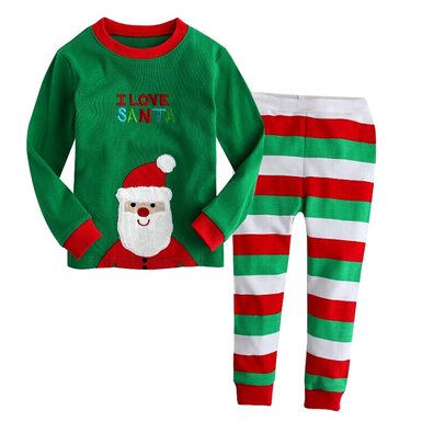 EITC Boys Girls Christmas pajama T shirt long pants
