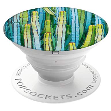 PopSockets Wireless Stand for Smartphones & Tablets - Cactus Patch