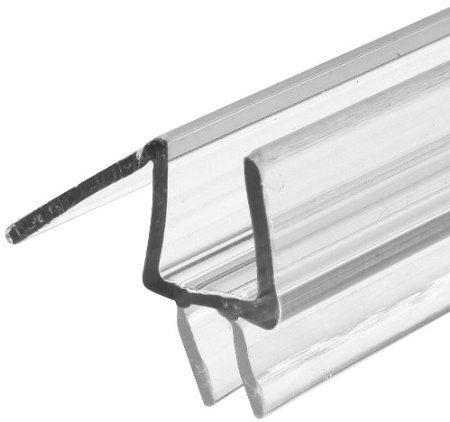 Prime-Line Products M 6258  Frameless Shower Door Bottom Seal, 3/8 in. x 36 in., Vinyl, Clear